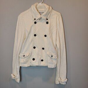 Vintage Polo Ralph Lauren Double Breasted Sweater Sweatshirt Jacket Womens Large